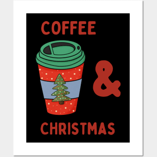 Coffee and Christmas Posters and Art